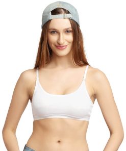 Daisy  Dee Cotton Rich Non Padded Full Coverage WHITE Bra- DEW DROPS TONE-UP - WHITE