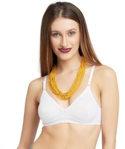 Daisy  Dee Cotton Rich Non Padded Moulded Full Coverage WHITE Bra- SALWAR KAMEEZ BRA D'SIZN -  WHITE